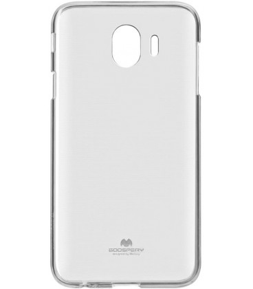 Skaidrus silikoninis dėklas Samsung Galaxy J4 2018 telefonui "Mercury Goospery Pearl Jelly Case"
