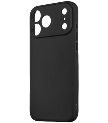 Matinis juodas dėklas Apple iPhone 17 Pro Max telefonui "OBAL:ME Matte TPU Cover"