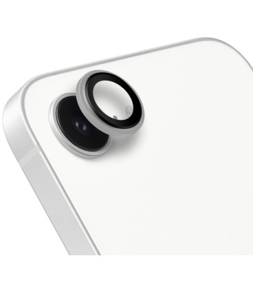 Matinė balta kameros apsauga Apple iPhone 16E / 17E telefonui "OBAL:ME Lens Protector"