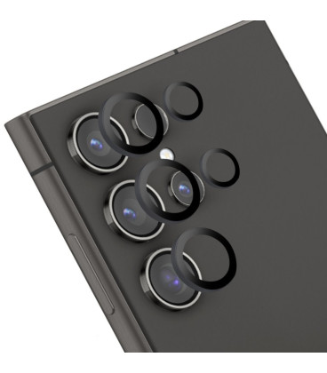 Juoda kameros apsauga Samsung Galaxy S24 Ultra telefonui "OBAL:ME Lens Protector"