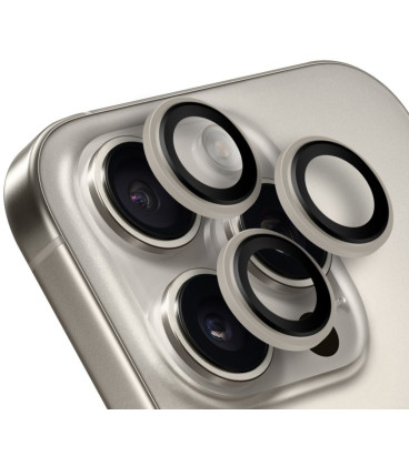(Natural Titanium) kameros apsauga Apple iPhone 16 Pro / 16 Pro Max telefonui "OBAL:ME Lens Protector"