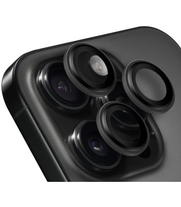 Juoda kameros apsauga Apple iPhone 16 Pro / 16 Pro Max telefonui "OBAL:ME Lens Protector"