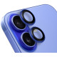 Mėlyna kameros apsauga Apple iPhone 16 / 16 Plus telefonui "OBAL:ME Lens Protector"