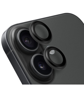 Juoda kameros apsauga Apple iPhone 16 / 16 Plus telefonui "OBAL:ME Lens Protector"