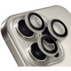 (Natural Titanium) kameros apsauga Apple iPhone 15 Pro / 15 Pro Max telefonui "OBAL:ME Lens Protector"