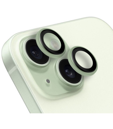 Žalia kameros apsauga Apple iPhone 15 / 15 Plus telefonui "OBAL:ME Lens Protector" 