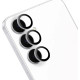 Sidabrinės spalvos kameros apsauga Samsung Galaxy S25 FE telefonui "OBAL:ME Lens Protector"