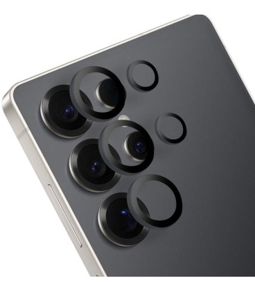 Juoda kameros apsauga Samsung Galaxy S25 Ultra telefonui "OBAL:ME Lens Protector"