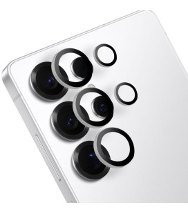 Balta (Sidabrinė) kameros apsauga Samsung Galaxy S25 Ultra telefonui "OBAL:ME Lens Protector"