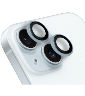 Mėlyna kameros apsauga Apple iPhone 15 / 15 Plus telefonui "OBAL:ME Lens Protector"