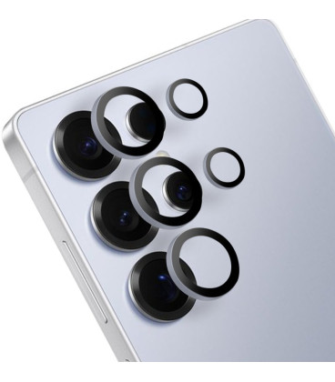 Mėlyna (Sidabrinė) kameros apsauga Samsung Galaxy S25 Ultra telefonui "OBAL:ME Lens Protector"