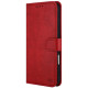 Raudonas dėklas Samsung Galaxy A37 5G telefonui "HDD Clasp Wallet Case"