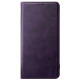 Violetinis atverčiamas dėklas Samsung Galaxy A37 5G telefonui "HDD Magnetic Wallet Case"