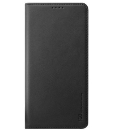 Juodas atverčiamas dėklas Samsung Galaxy A37 5G telefonui "HDD Magnetic Wallet Case"