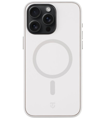 Baltas dėklas Apple iPhone 15 Pro Max telefonui "Tactical MagForce SmoothIsFast Cover"