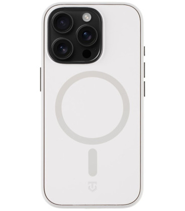 Baltas dėklas Apple iPhone 16 Pro telefonui "Tactical MagForce SmoothIsFast Cover"