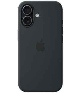 Originalus juodas "Silicone Magsafe Cover" dėklas Apple iPhone 17 telefonui "MGF14ZM/A"