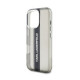 Juodas dėklas Apple iPhone 16 Pro Max telefonui "Karl Lagerfeld IML Stripe Logo Case"