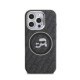 Juodas dėklas Apple iPhone 16 Pro Max telefonui "Karl Lagerfeld IML K&CH Heads Repeated Logo MagSafe Case"