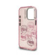 Rožinis dėklas Apple iPhone 16 Pro Max telefonui "Karl Lagerfeld IML Multi K&CH Heads Case"