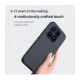 Juodas dėklas Xiaomi 17 telefonui "Nillkin Super Frosted PRO Back Cover"