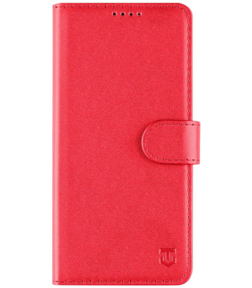 Raudonas atverčiamas dėklas Samsung Galaxy A56 5G telefonui "Tactical Field Notes"