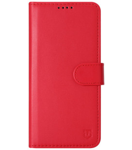 Raudonas atverčiamas dėklas Samsung Galaxy A37 5G telefonui "Tactical Field Notes"