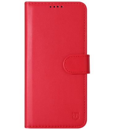 Raudonas atverčiamas dėklas Samsung Galaxy A37 5G telefonui "Tactical Field Notes"