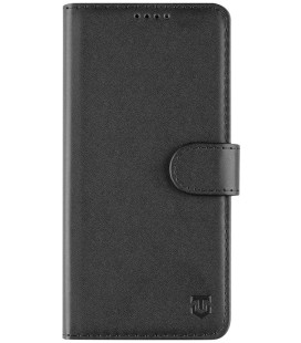 Juodas atverčiamas dėklas Samsung Galaxy A17 / A18 4G / 5G telefonui "Tactical Field Notes"