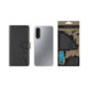 Juodas atverčiamas dėklas Samsung Galaxy A18 4G / A17 4G / 5G telefonui "Tactical Field Notes"
