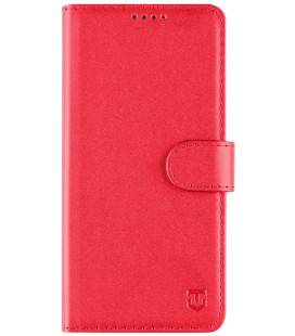 Raudonas atverčiamas dėklas Samsung Galaxy A17 4G / 5G telefonui "Tactical Field Notes"