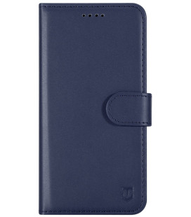 Mėlynas atverčiamas dėklas Google Pixel 10A telefonui "Tactical Field Notes"