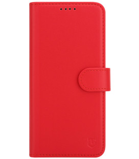 Raudonas atverčiamas dėklas Xiaomi Redmi Note 15 Pro Plus 5G / Poco M8 Pro telefonui "Tactical Field Notes"