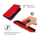 Dėklas Business Style Xiaomi Redmi Note 15 Pro 4G raudonas