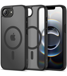 Matinis juodas dėklas Apple iPhone 16E / 17E telefonui "Tech-Protect BasicMag Magsafe"