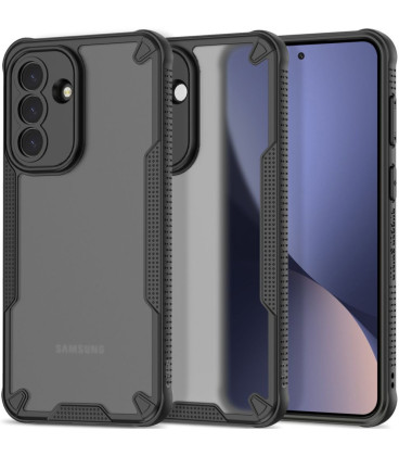 Matinis juodas dėklas Samsung Galaxy A37 5G telefonui "Tech-Protect Rugged Shield"