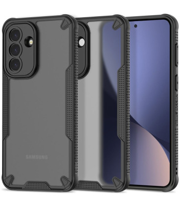 Matinis juodas dėklas Samsung Galaxy A57 5G telefonui "Tech-Protect Rugged Shield"