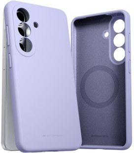 Levandos (pilka) dėklas Samsung Galaxy A57 5G telefonui "Mercury Pure Magsafe Silicon Case"