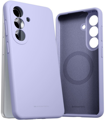 Levandos (pilka) dėklas Samsung Galaxy A57 5G telefonui "Mercury Pure Magsafe Silicon Case"