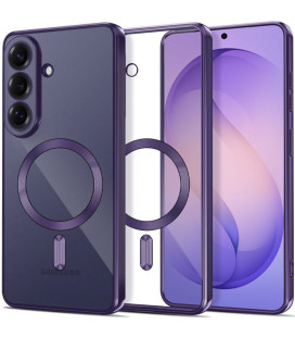 Violetinis / skaidrus dėklas Samsung Galaxy S26 telefonui "Tech-Protect MagFlex Magsafe"