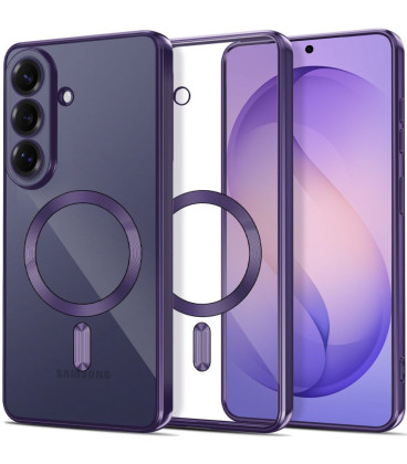 Violetinis / skaidrus dėklas Samsung Galaxy S26 telefonui "Tech-Protect MagFlex Magsafe"