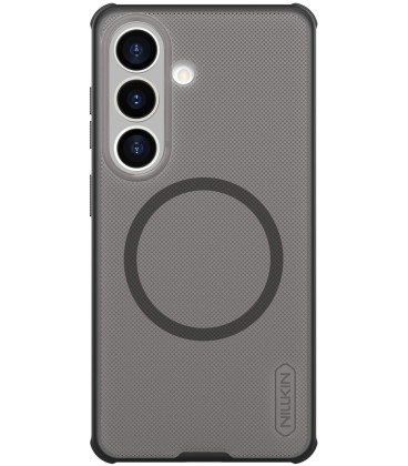 Juodas / skaidrus dėklas Samsung Galaxy S26 telefonui "Nillkin Super Frosted Pro Magnetic"