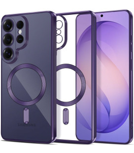 Violetinis / skaidrus dėklas Samsung Galaxy S26 Ultra telefonui "Tech-Protect MagFlex Magsafe"