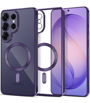 Violetinis / skaidrus dėklas Samsung Galaxy S26 Ultra telefonui "Tech-Protect MagFlex Magsafe"
