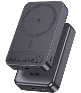 Juoda Išorinė baterija Power Bank PD20W 10000mAh "Hoco J160A Magsafe"