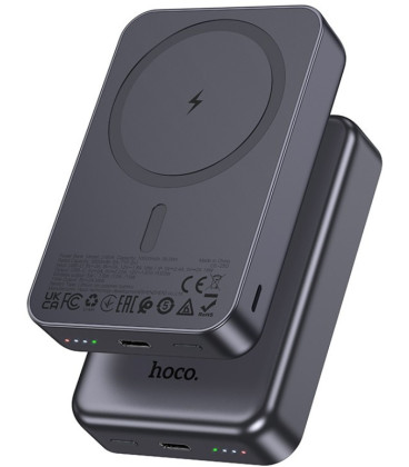 Juoda Išorinė baterija Power Bank PD20W 10000mAh "Hoco J160A Magsafe"
