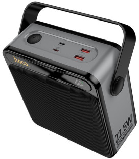Juoda Išorinė baterija Power Bank 22.5W + PD20W 80000mAh "Hoco J161"
