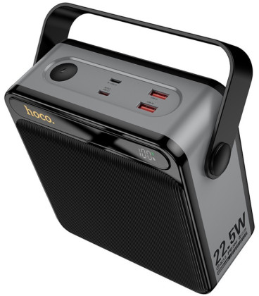 Juoda Išorinė baterija Power Bank 22.5W + PD20W 80000mAh "Hoco J161"