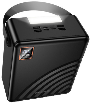 Juoda Išorinė baterija Power Bank 22.5W + PD20W 100000mAh "Borofone BJ85"