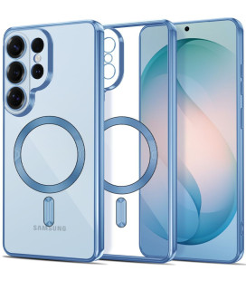 Mėlynas / skaidrus dėklas Samsung Galaxy S26 Ultra telefonui "Tech-Protect MagFlex Magsafe"